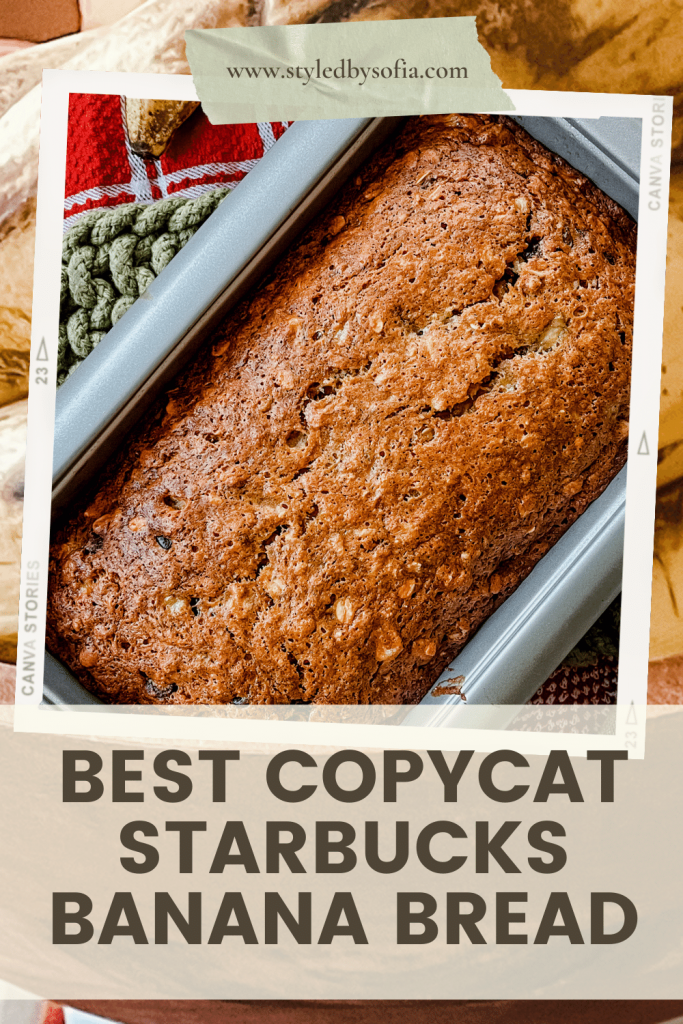 Best Healthy Copycat Starbucks Banana Bread