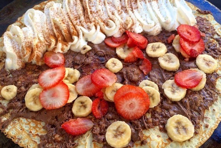 Mimi's Crepes Nutella with Strawberry and Banana