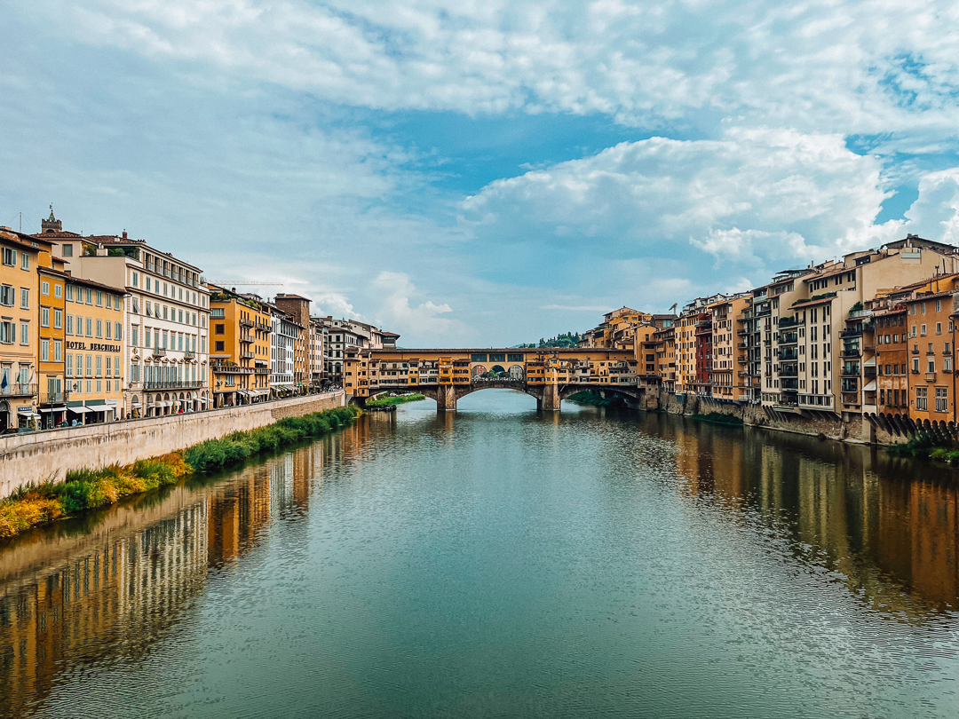 Ponte Vecchio Bridge in Florence Italy